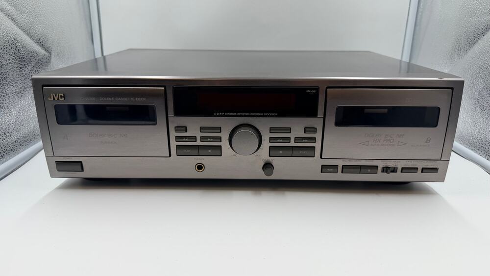 JVC TD-W209 Double Cassette Tape Deck Dolby B C NR HX Pro Auto Reverse